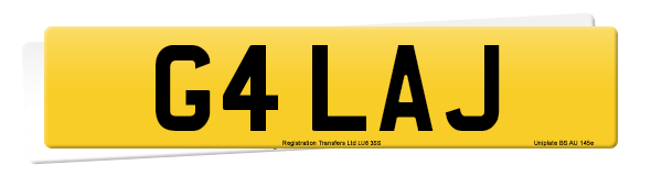Registration number G4 LAJ